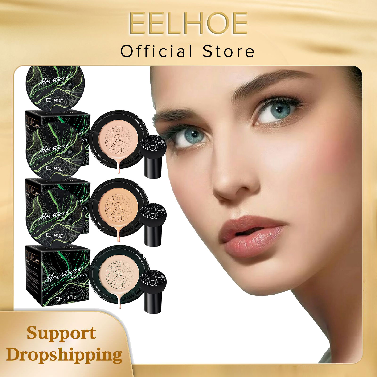 Bb Cushion Korean - Eelhoe cabeça de cogumelo almofada de