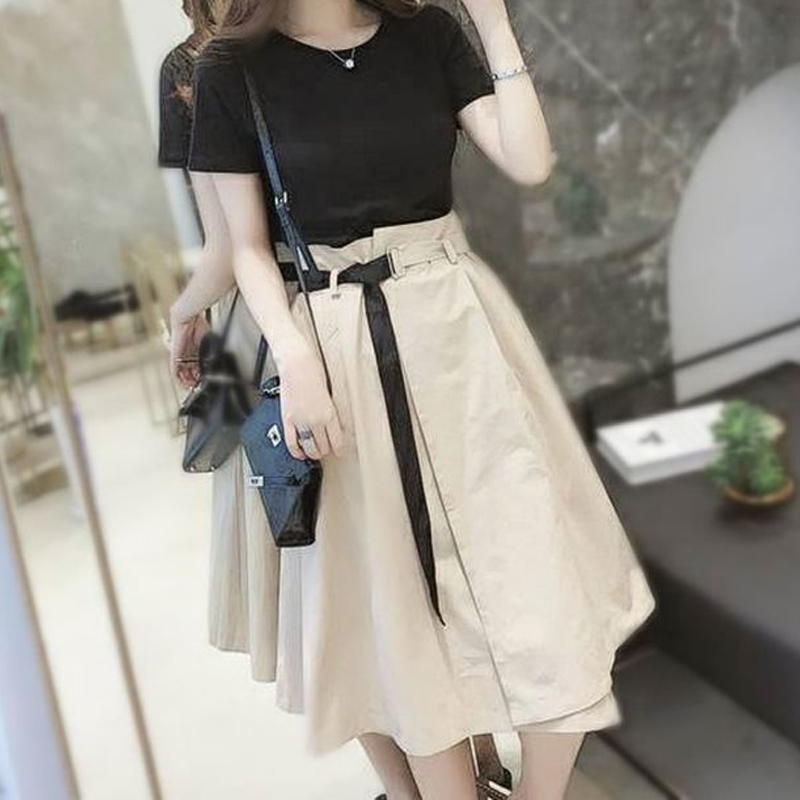 Korean Lifestyle - Camisetas femininas de manga curta com