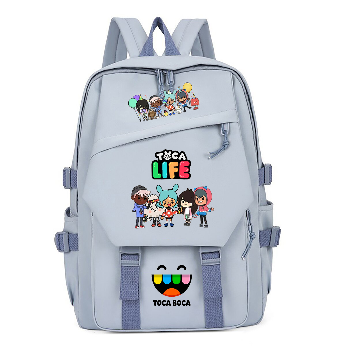 Korean Girls Lifestyle - Mochila escolar infantil com estampa Toca