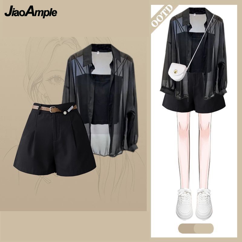 Korean Lifestyle - Feminino 2025 verão nova moda protetor