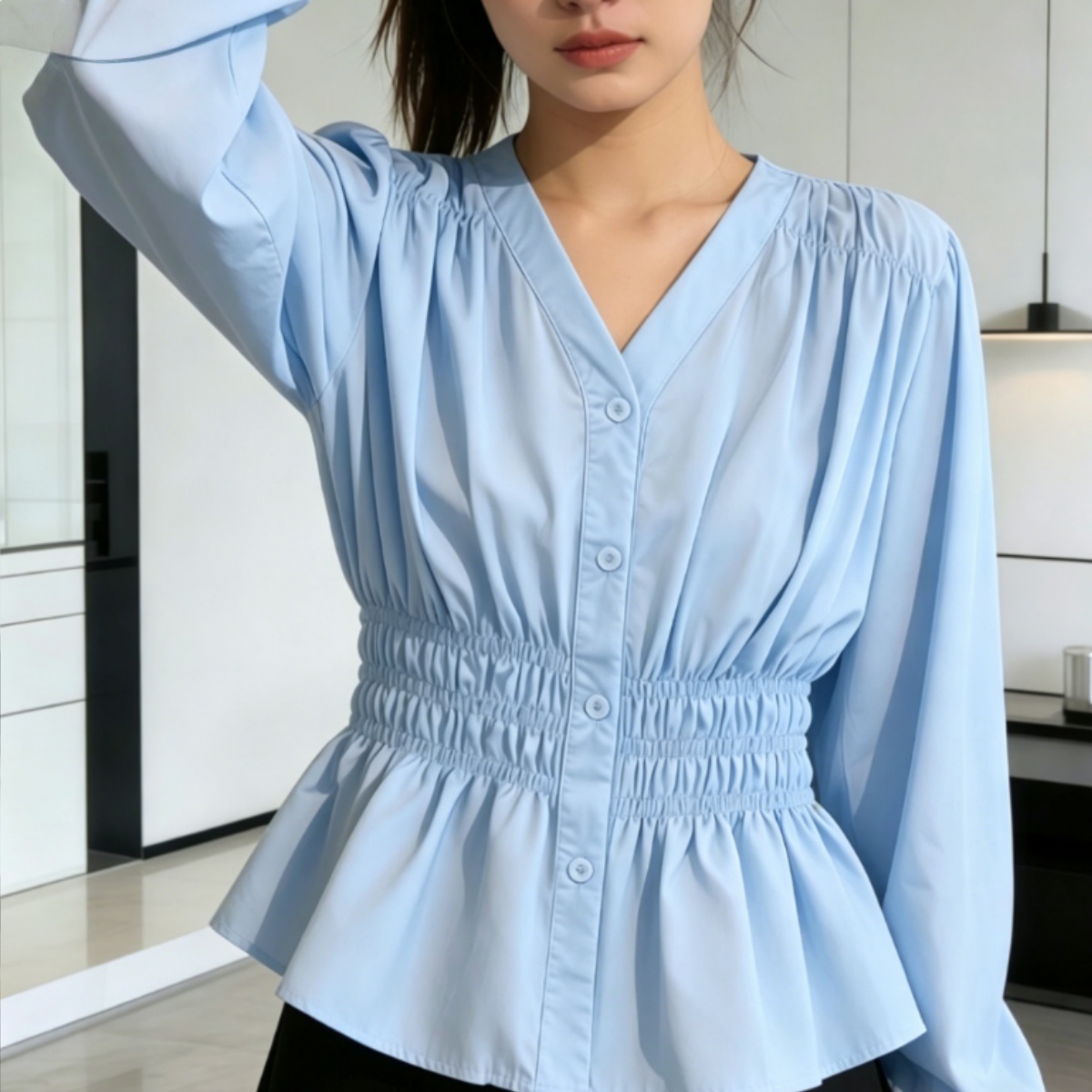 Camisa e Blusa Feminina Plus S - Korean Lifestyle avaliação e preço