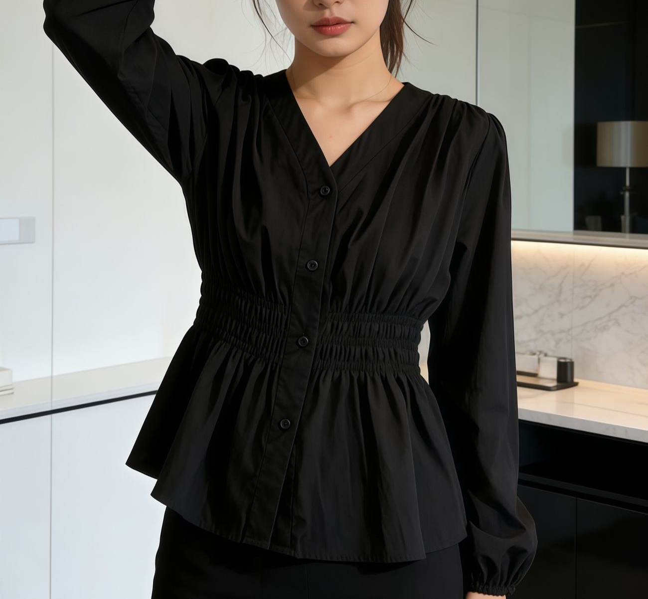 Camisa e Blusa Feminina Plus S - Korean Lifestyle avaliação e preço