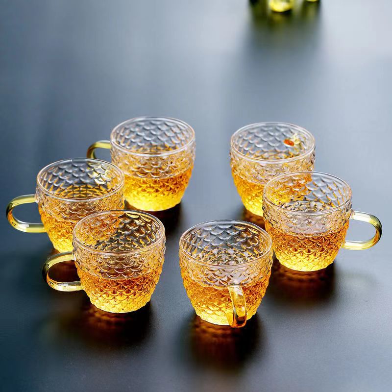 Copos de chá de vidro pequenos - Korean Tea Set avaliação e preço