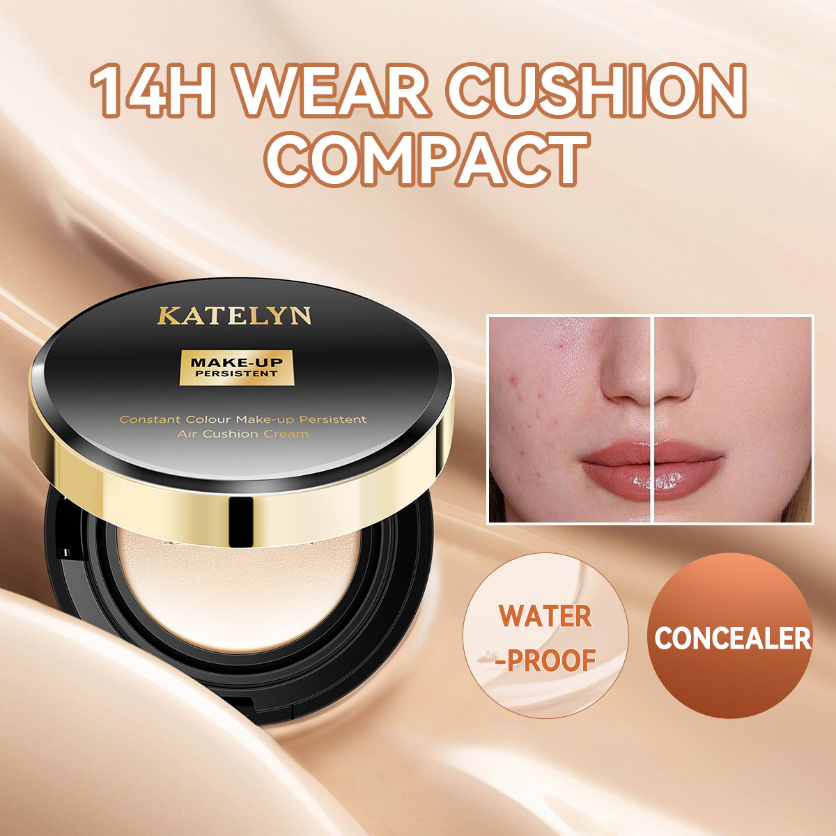 Base Líquida Facial Hidratante - Bb Cushion Korean avaliação e preço