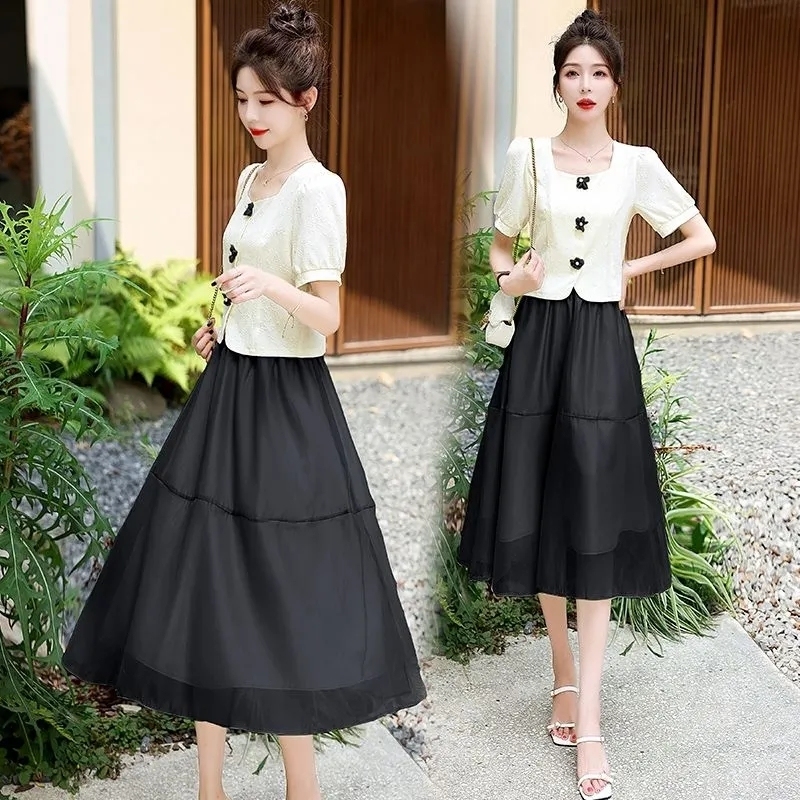 Conjunto gracioso de saia verd - Korean Lifestyle avaliação e preço