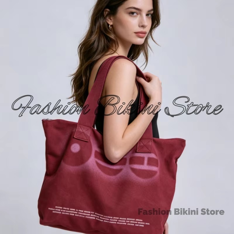 Nova Bolsa de Ombro de Lona Ve - Korean Daily Lifestyle avaliação e preço