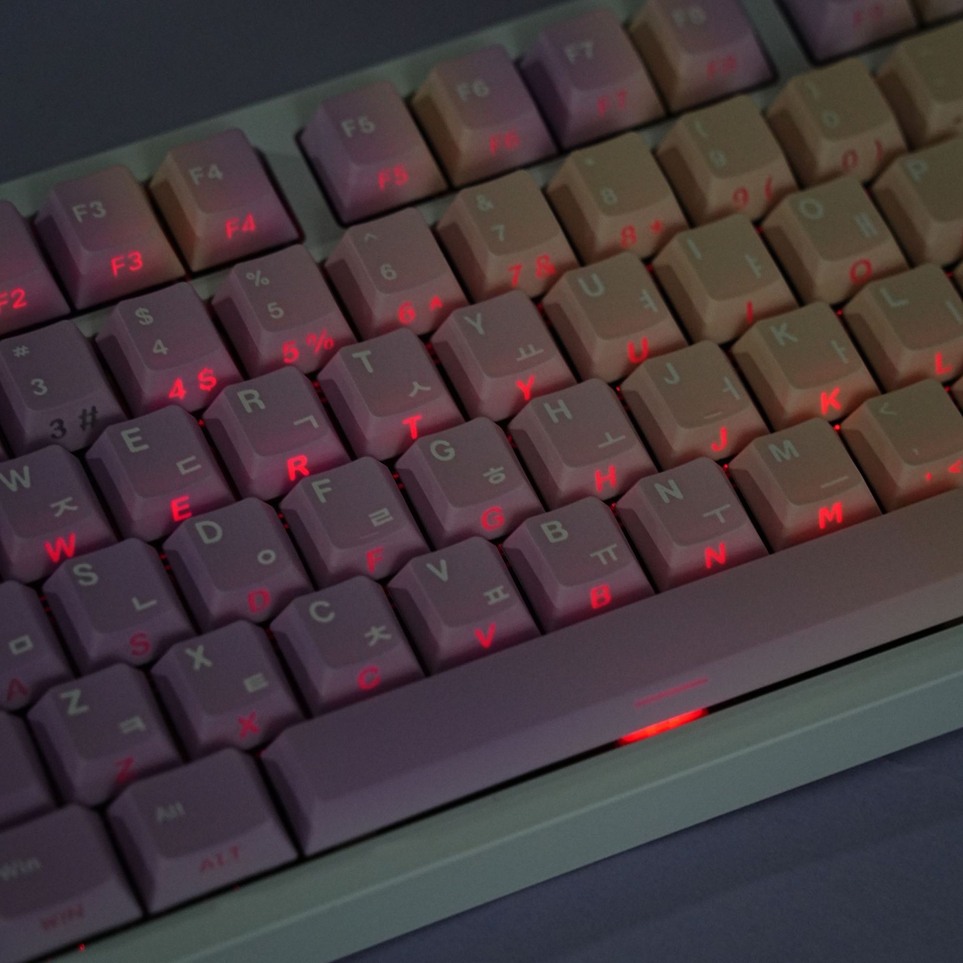 Conjunto completo de keycaps P - Korean Tea Set avaliação e preço