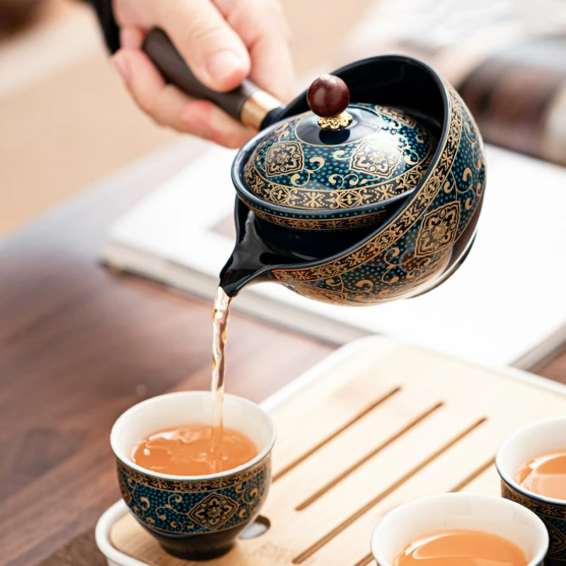Jogo chinês do chá de Kung Fu, - Korean Tea Set avaliação e preço