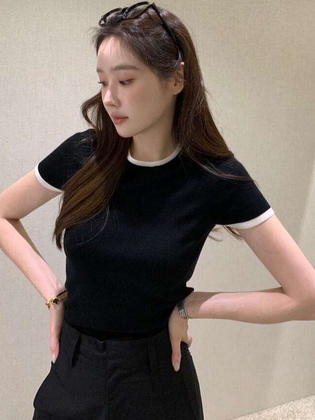 Suéter de Malha Fino com Bloco - Korean Daily Lifestyle avaliação e preço