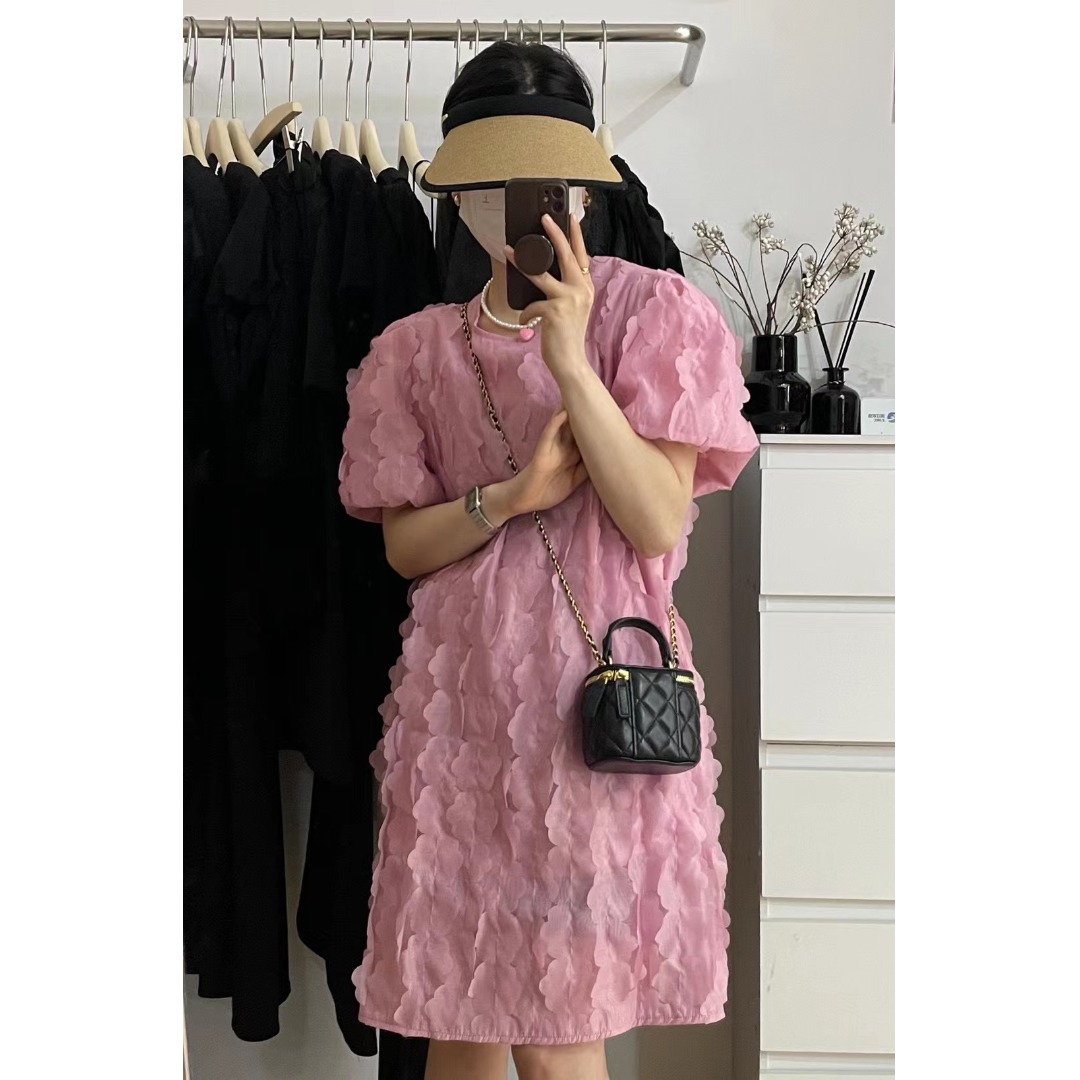 Vestido Floral com Manga Bufan - Korean Daily Lifestyle avaliação e preço
